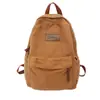 Mochila Feminina Estudante Universitário Estudante do Ensino Médio Mochila de Lona Estudante do Ensino Fundamental Estudante Mochila de Grande Capacidade Bolsa de Viagem Transfronteiriça
