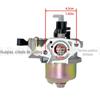 142F Secador de Cabelo 144F Máquina de Lavagem Bomba de Água Quatro Tempos Motor a Gasolina Carburador Carburador