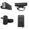 Luz de Bicicleta Aleación de Aluminio T6 Pantalla de Potencia Alto Brillo Haz Cercano y Lejano Carga de Bicicleta Luz Delantera Doble Luz Bicicleta de Montaña Luz de Advertencia