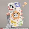 Pintura al Óleo Panda Flor para Funda de Teléfono Apple 13promax vivox200 Linda Resistente a Caídas 14 Soporte 15 Nicho