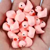 Acessórios artesanais transfronteiriços makaron diy acessórios de resina micro ornamentos de paisagem paisagismo musgo miniatura cor patinho