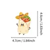 Compra directa transfronteriza de 50 lindas pegatinas de dibujos animados de comida y pasteles, impermeables, para decorar fundas de teléfono, cuadernos y agendas