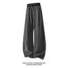 Outono 2026 Novo Estilo Calça de Moletom Branca com Padrão Espinha de Peixe e Cintura em Cor Contrastante M-5XL HK26863-TeP31