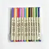 Caneta Caligráfica de Cerdas Macias, Grande, Média, Pequena e Extrafina, para Esboçar, Desenhar, Recarregável, para Copiar, Assinar, Praticar Caligrafia e Tinta para Caligrafia