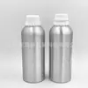1000ml 88*240mm 1250ml 88*250mm Garrafa Grande de Alumínio com Tampa Branca para Óleo Essencial