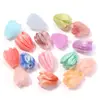 Coral Artificial 7X9Mm Concha Natural Flor Concha em Pó Tulipa Embossada Brincos Broche Grampo de Cabelo Acessórios de Joias