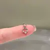 Colección Serie Colgante Clavos de Hueso de Oreja Pendientes de Tornillo de Acero de Titanio Perforación de Oreja para Mujer Pendientes de Clavo Coclear