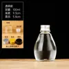 Botella Pequeña de Vino Escarchada, Botella Transparente para Vino de Frutas, Botella de Vino Escarchada de 500 ml con Tapa, Sellada para Vino Casero de Bayas y Ciruelas Verdes