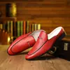 Zapatos de Cuero de Gran Tamaño Más Vendidos en Amazon Aliexpress, Verano Puntiagudos Calados sin Cordones Transpirables Casuales de Negocios