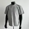 Camiseta de Manga Curta Estilo Americano para Homens, Corte Solto, Tamanho Grande, Verão 2026, Marca Americana da Moda, Top Fresco e Estiloso