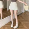 Shorts de Mujer Estilo Chanel Traje de Verano 2026 Pantalones Falda de Corte A Cintura Alta Pantalones de Pierna Ancha Pantalones Cortos Botonados Falda para Mujer