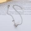 Makar Diseño francés viento frío bola de acero Mickey estrella de cinco puntas collar cadena de clavícula titanio acero 18K juego de joyería