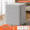 Bolsa de Armazenamento Seta Cinza Transfronteiriça Bolsa de Armazenamento de Roupas e Colchas Saco de Mudança Não Tecido Grande Capacidade Armazenamento de Colchas para Quarto