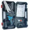 Sierra de mano individual de 6 pulgadas 8 pulgadas alimentada por batería de litio de 21V para tala exterior, motosierra eléctrica inalámbrica, sierra de mano con depósito de aceite