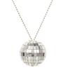 Comercio Exterior Estilo Punk Estilo Americano Vintage Disco Collar Decoración de Fiesta de Navidad Cadena de Collar de Bola de Espejo Láser Joyería