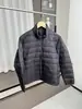 Pedido para a 'Pin Pai' de roupas mínimas! Série de jaquetas de plumas leves! Casaco jaqueta de inverno masculina quente com gola alta
