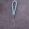 Lanyard para teléfono móvil al por mayor de fábrica, cordón para llavero de cámara de cuero PU, cuerda de muñeca para teléfono móvil de pareja, cuerda tejida de cuero