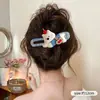 Presilha de Garra de Abalone Exquisita de Alta Qualidade para Mulheres, Grampo para Parte de Trás da Cabeça com Parte de Trás Plana, Confortável de Usar, Presilha para Cabelo Liso, Acessório de Cabelo Versátil