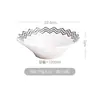 Bol de ramen estilo japonés, bol cónico creativo, bol grande de cerámica para tiendas de fideos, uso doméstico, bol para postres y ensaladas