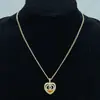 Collar Estilo Chanel, Colgante Chanel Doble C Letra Corazón Incrustado con Diamantes, Colgante de Resina en Cadena Larga, Nuevo Collar Estilo Chanel para Mujer