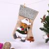 Meias Pequenas de Natal Sacola de Presente Meias de Natal Sacola de Doces Decorações Sacola de Presente Pingente de Meia para Árvore de Natal Sacola de Natal