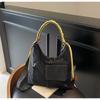 Bolsa de Lona Nova 2025 para Mulheres, Mochila Escolar Versátil para Estudantes para Ir às Aulas, Grande Capacidade, Bolsa de Ombro Moderna e Versátil