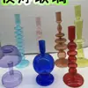 Porta-Velas de Vidro, Alto Valor Estético, Decoração de Mesa de Restaurante, Arranjo de Flores, Ornamento de Base para Velas, Feito à Mão pelo Fabricante