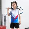 Traje de Bádminton para Niños traje Traje de Secado Rápido Verano Camiseta para Niños Pantalones Cortos Deportivos Traje de Tenis de Mesa para Hombres y Mujeres