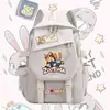 Mercancía de Anime de Zootopia: Mochila Escolar Primaria Judy y Nick Zorro, Unisex, Casual, Gran Capacidad, Bolso de Doble Hombro