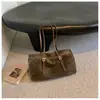 2026 Nova Bolsa Tote Bolsa Grande para o Trabalho Camurça Veludo Saco Único Ombro Grande Capacidade Moda Bolsa de Axila Bolsa de Mão Feminina