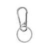 Chaveiro de Cintura Unissex Círculo Duplo Criativo Chaveiro Pingente para Carro Chaveiro de Metal Chaveiro Simples