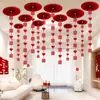 Set de Decoración para Habitación de Boda Casa Nueva Sala de Estar Dormitorio Guirnalda de Mariposas para Techo Guirnalda de Palabras Felices Suministros de Decoración para Techo