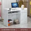 Balcão de Caixa Comercial para Loja de Roupas Simples Balcão de Recepção de Salão de Beleza Balcão de Caixa Pequeno para Loja de Roupas Femininas