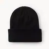 Gorro de Punto de Moda Sencillo para Otoño e Invierno Gorro de Lana para Exteriores para Hombres y Mujeres Gorro Cálido de Color Sólido para Exteriores Artículo Popular