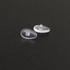 Anteojos Almohadilla de Nariz Pequeña de PVC Anteojos para Niños Antideslizantes Almohadilla de Nariz Transparente Tipo de Bloqueo con Tornillo Accesorios para Anteojos