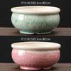Vaso grande de cerâmica para suculentas, vaso grande de cerâmica criativo simples com grande diâmetro para plantas suculentas, vaso de patchwork com liquidação especial
