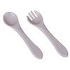 Colher de Silicone de Grau Alimentício para Mães e Bebês Talheres Complementares para Bebês Colher Infantil com Cabo Longo Alimentação Suprimentos para Mães e Bebês