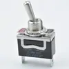 E-Ten1021 Interruptor Basculante de Cobre Plateado de 2 Pines y 2 Posiciones, Interruptor de Palanca Impermeable para Modificación de Automóviles y Barcos