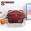 Lancheira aquecida Bolsa de isolamento Bolsa de alumínio Bolsa de almoço espessada Grande capacidade com bolsa de almoço Bolsa de refeição para trabalhador de escritório Bolsa de refeição da moda