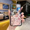 Tk Station Funda de Teléfono de Pantalla Completa Estilo Ins Margarita de Gama Alta para iPhone 17 Apple 16 Pro Cubierta de Teléfono Transparente Magnética