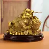 Venta al por mayor y dropshipping de sapos dorados de latón, sapos dorados para la riqueza, sapos dorados para ingresos diarios y sapos dorados de latón para decoración del hogar y la tienda.