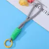 Cordão para Celular com Bloqueio de Cor Chaveiro Colorido Dopamina Acessório Versátil para Bolsa Criativo Artesanal Trançado Cordão Venda por Atacado