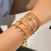 Pulseira Borboleta de Aço Inoxidável Europeia e Americana com Zircônia para Mulheres, Joia de Mão que Não Desbota, Joia de Luxo Leve e de Alta Qualidade, Joia de Aço Titânio Transfronteiriça