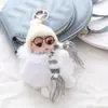 Nuevas muñecas de dormir de moda, lindos colgantes para llavero, accesorios para bolsos de pareja, regalos al por mayor para puestos callejeros y máquinas de garra