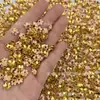 Hilo de Cuentas Pequeñas de Flor de Aleación para Pulseras Hechas a Mano DIY, Cadenas para Teléfono, Llaveros, Accesorios de Colgante, Materiales al por Mayor