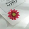Buquê de Margaridas Artificiais para Casamentos, Decorações Florais de Seda Atacado, Acessórios de Cabelo, Adereços de Fotografia, Decorações de Leque Floral Feitas à Mão