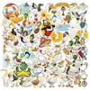 60 Calcomanías Nuevas de Patitos de Dibujos Animados Lindos para Niños para Decorar Maletas, Termos, Guitarras, Agendas Impermeables