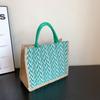 Bolso de clase de gran capacidad y aspecto elegante para mujer, nuevo bolso de viaje portátil combinable con todo, bolso de hombro de lino a la moda 2023