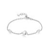 Comercio exterior amor transfronterizo pulsera de circonita estrella plata esterlina s925 oro rosa joyería joyería femenina procesamiento de joyería de plata
