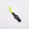 Tirador de cremallera impreso de cincha de nailon de 5 # con dientes invertidos, cabezal de cremallera autoblocante para ropa y chaquetas
